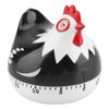 FastUU Cooking Timer - Oven & Boiled Egg Timer for Kitchen & Home Baking (Black)
