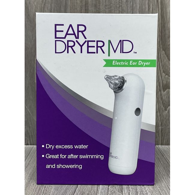 Ear Dryer MD Electric Dries Excess Water After Swimming or Showering NEW SEALED