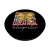 Educational Interpreter Groovy Coquette Bow Back to School PopSockets Adhesive PopGrip