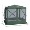 7'x7' Pop Up Camping Canopy Tent with Ventilating Mesh, Carry Bag