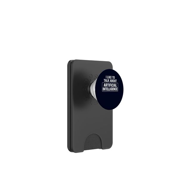 I Like To Talk About AI Funny AI Machine Learning Engineer PopSockets PopWallet for MagSafe