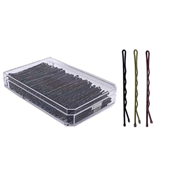 Hair Clips in Box of 240 Wavy (Black)