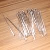 BambooMN Brand - Triangular Prism Plastic Pick 4.7 (12cm) - 300pcs - Clear by BambooMN