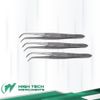 3 Pcs RIGHT ANGLED IRIS EYE DRESSING SERRATED FORCEPS 4" SURGICAL INSTRUMENTS CE
