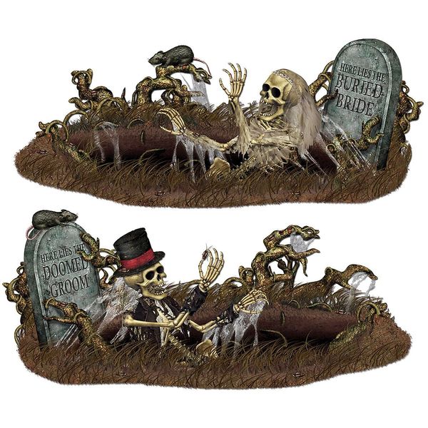 Bride And Groom Wall Prop - Morris Costumes