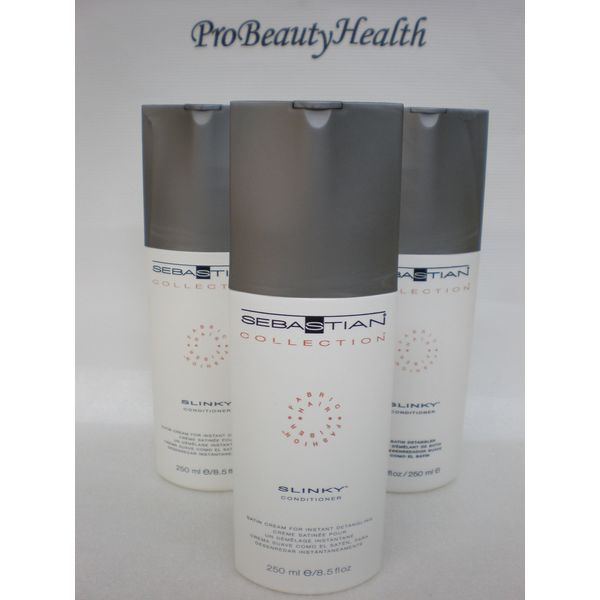 SEBASTIAN SLINKY Conditioner 8.5 oz ea 3 bottles