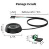 PC Power Switch Desktop Switch: Computer Power Button PC External Power Switch LED PC Power Supply Button for Computer Motherboard