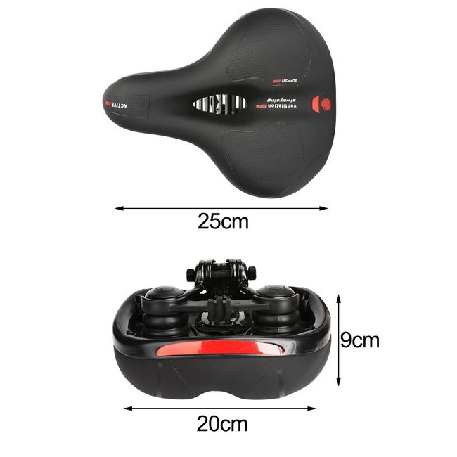 Electric Bicycle Cushion Reflective Soft 3D Pad Bicycle Seat Cover Shock  Absorption Comfortable Cycling Accessories