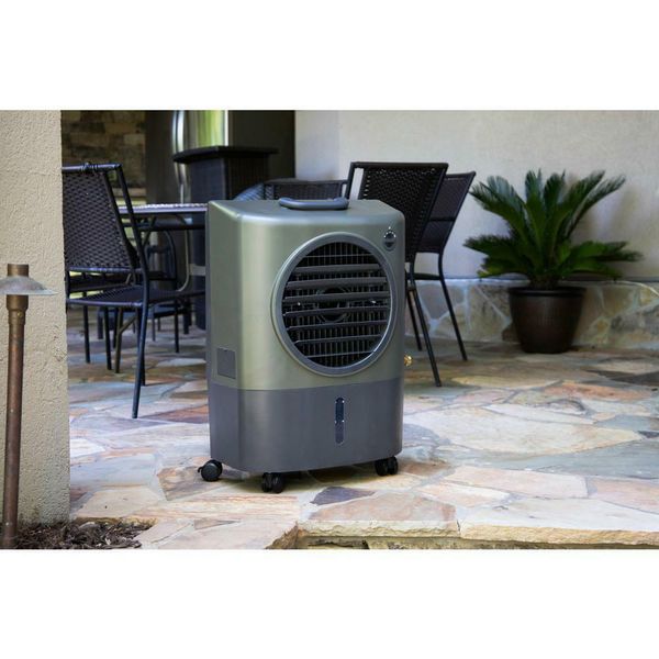 Swamp Cooler Evaporative Air Portable Commercial Fan 1300 CFM  500 sq (IN GREEN)