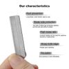 Bezall 50Pcs Single Edge Razor Blades, Stainless Steel Straight Razor Blade Refills, Eyebrow Trimmer Facial Hair Blades for Women and Men