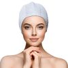 Water Gear Natural Rubber Swim Bubble Cap (White, Small)