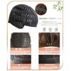 Wig, Medium Straight Natural Wig, Full Wig, Semi-Long Layer, Women's, Wig, Net Included, Ash Brown