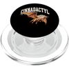 Cinnamon Roll Pterodactyl Dino Funny Dinosaur PopSockets PopGrip for MagSafe