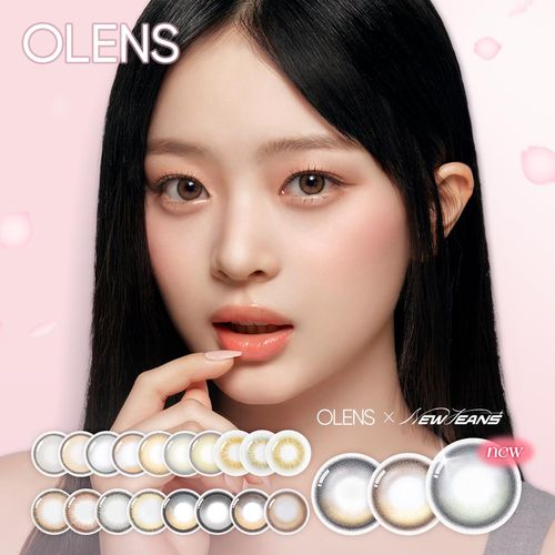 【 NewJeans イメージモデル 】カラコン オーレンズ OLENS 1day 【 1箱10枚入 】 14.2mm ワンデー カラーコンタクト 度あり 度なしPWR：-05.50／COLOR：チェリームーンブラウン