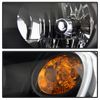 Black 2006-2011 Chevy HHR Replacement Headlights Headlamps 06-11 Set Left+Right