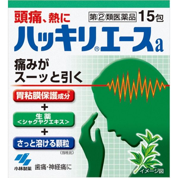 【指定第2類医薬品】ハッキリエースa 15包 ×2