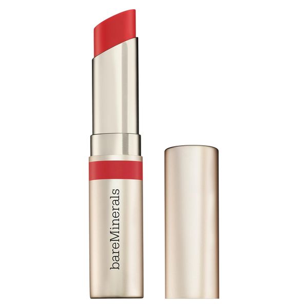 bareMinerals Bare Minerals Mineralist Dewey Lip Balm Strength 0.1 oz (3 g) Add a Soft Flourish, Fresh Red