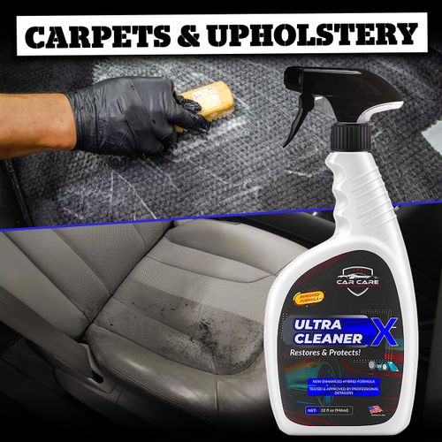 CAR CARE HAVEN Ultra Cleaner X (16oz)-All Purpose Multi-Surface Interior, Exterior Cleaner for Upholstery, Leather Seat, Dashboard, Plastic Seats Trim, Vinyl, Cloth, Rubber, Carpet, Headliner & More!