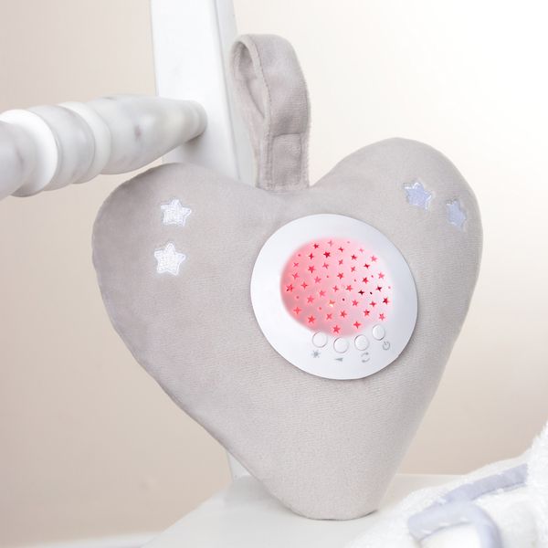 Little Chick London Night Time Light Projector, Grey