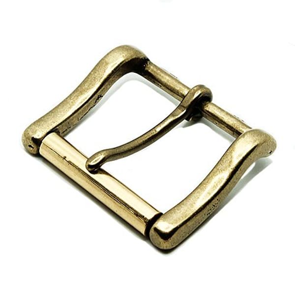 Brass Leather Belt Buckle (Garrison) Ball Plastic Finish 40mm Belt Width: Brass Harness Belt Custom Parts Replacement Parts