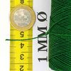 Linhasita Waxed Thread 100 g / 170 m Polyester 1 mm Thick Macrame, 30 Colours green