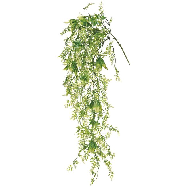 Tokyodo FG007715-zzz Artificial Flowers #Cream Green MAGIQ Brand Lace Fern Hanging Vine