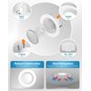Sunco LED Recessed Lighting 4 Inch, 12 Pack Selectable 2700K/3000K/35