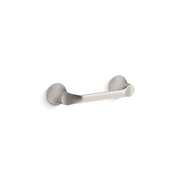 KOHLER 27397-BN Simplice Pivoting Toilet Paper Holder, Wall-Mounted Toilet Roll Holder, Vibrant Brushed Nickel