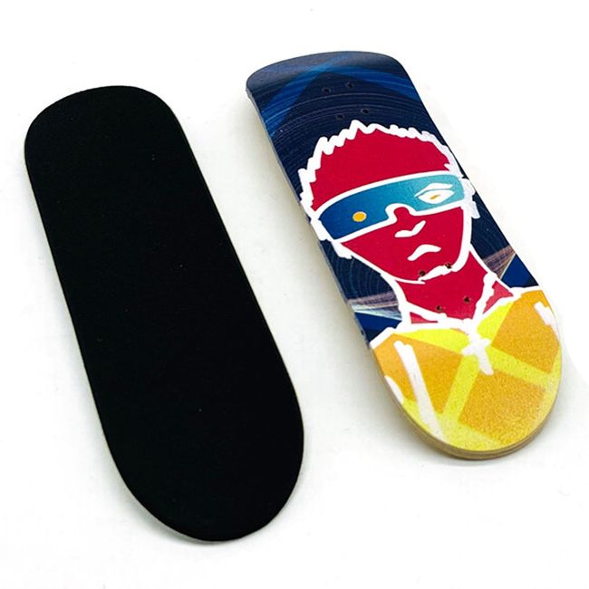 TOMMYFIELD Finger Sketch Park Finger Board Wooden Finger Skateboard (A7)