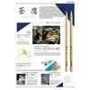 Knicker Line Drawing Blue Taka Large (8.5 mm) White