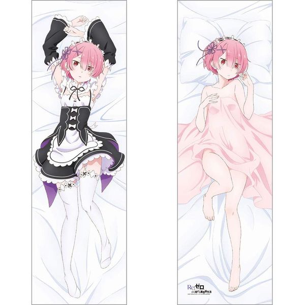 [Curtain Spirit] [Re:Zero - Starting Life in Another World] Drawing Down Dakimakura Cover (Ram)