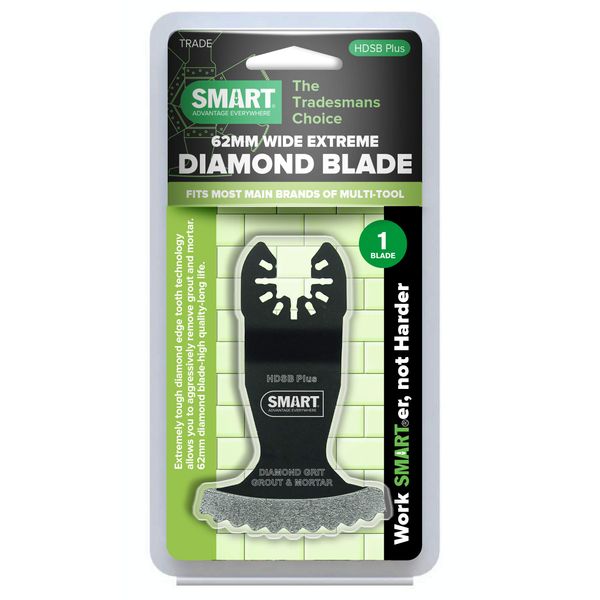 SMART HDSBPLUS Trade 62 mm Extreme Diamond Blade, Black