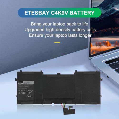 KingSener 7.4V 55WH C4K9V Laptop Battery Replacement for Dell XPS 12 9Q33 -L221X 13 9333 Ultrabook 13 XPS13 13-L321X 13-L322X XPS L321X L322X Series 3H76R 489XN PKH18