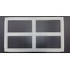Colonial 509 Replacement Window Inserts/Short Panel Clopay Garage Doors White