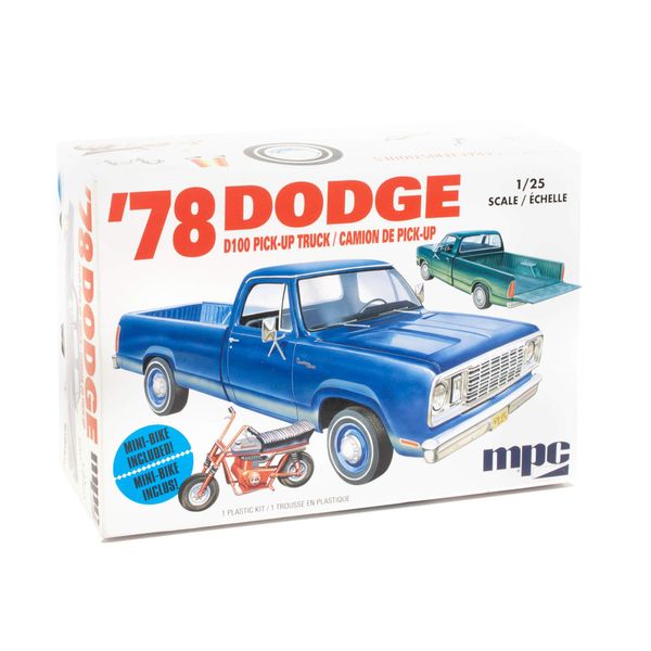 MPC 1978 Dodge D100 Custom Pickup 1:25 Scale Model Kit