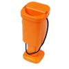 Square Plastic Handheld Charity Collection Box - Orange