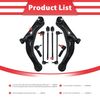 8Pcs Front Control Arms Inner Outer Tie Rod Sway Bar Link for Ford Mazda Mercury