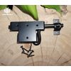 Powerfofo Sliding Bolt Door/Gate Latch,Extremely Thick Material,with Padlock Hole… (1 Pack)