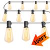 String Lights - 100 Feet LED Outdoor String Lights - Shatterproof, Waterproof