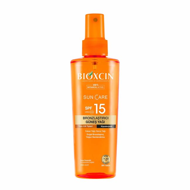 Bioxcin Sun Care Bronzlaştırıcı Yağ 200 Ml 15 Spf