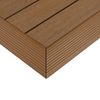 1/6 ft. x 1 ft. Quick Deck Composite Deck Tile Outside Corner Fascia (2-Pieces/Box) (Peruvian Teak)