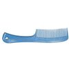Light Blue Comb Fine Tooth Brush with Handle (25 Pack)