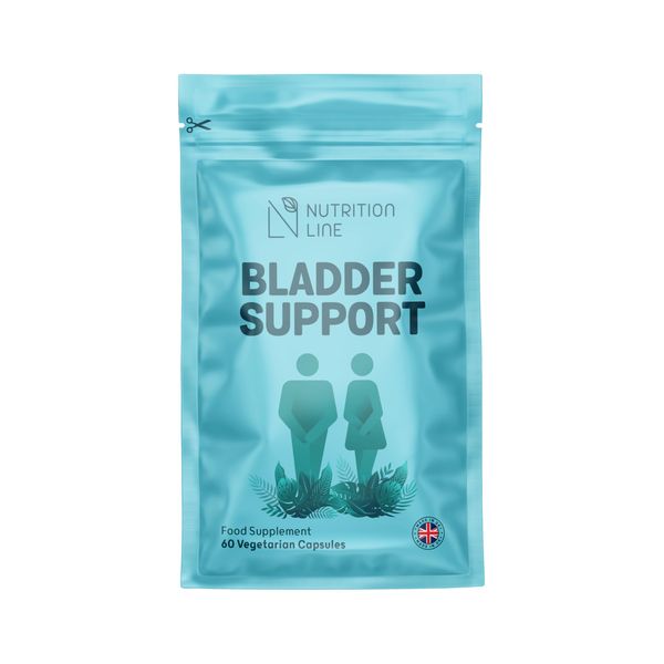 Nutrition Line Bladder Support Supplement, Supports Good Bladder Health, Go Less Frequently, Overactive Bladder Tablets, Pumpkin Seed Extract, Natural Bladder Control Tablets, 60 Capsules