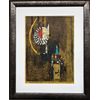 John Friedlander "Abstract I"  Rare Custom Framed Stone Signed Lithograph NEW