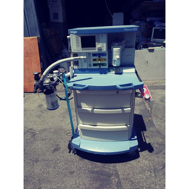 Drager Narkomed Fabius GS Anesthesia Machine with ISO 2000
