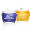 Olay Vitamin C & AHA24 Moisturiser, Face Cream with Vitamin C & AHA & Niacinamide, 50ml, Includes Olay Retinol Travel Size Night Cream, 15ml, Skin Care Sets & Kits Gifts for Women
