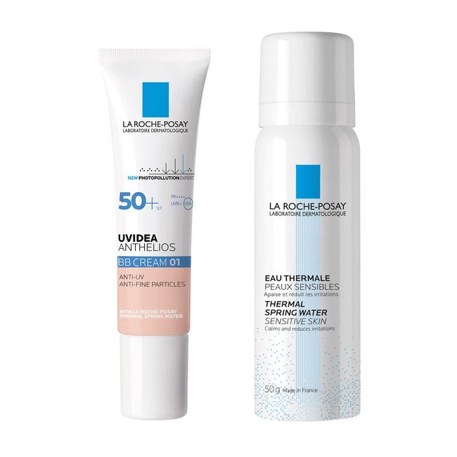 La Roche-Posay BB Cream + Mist Lotion UV Idea XL Protection BB 01 Kit for Sensitive Skin Moisturizing/Face Sunscreen