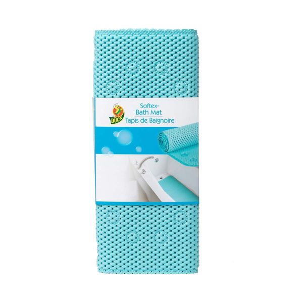 Duck Brand Softex Bath Mat, 17 in. x 36 in, Blue (393478)