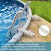 New White PP Deck Support For Above Ground Swimming Pool Step