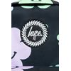 hype Unisex Black Happy Flowers Badge Backpack